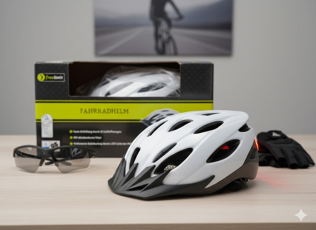 Freelimit Fahrradhelm Größe L, Weiss, Sicherheit, Fahrrad, Helm –  Retouren1a.de Fleischmann