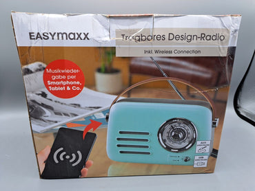 Easymaxx, Tragbares Design-Radio inkl. Wireless Connection