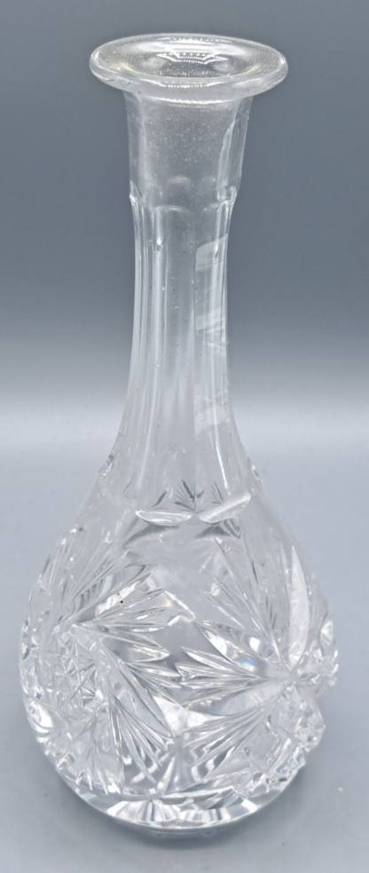 Schicke Glasvase Antiquität Höhe 18 cm Sammlerstück Dekoration