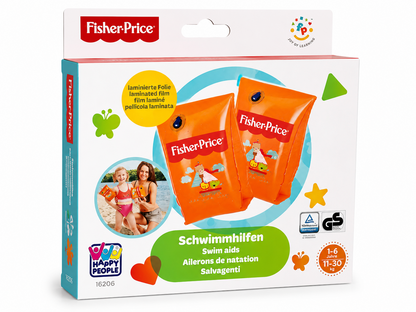 Fisher-Price Schwimmflügel Kinder 1–6 Jahre Orange Schwimmhilfe Wasserflügel D4