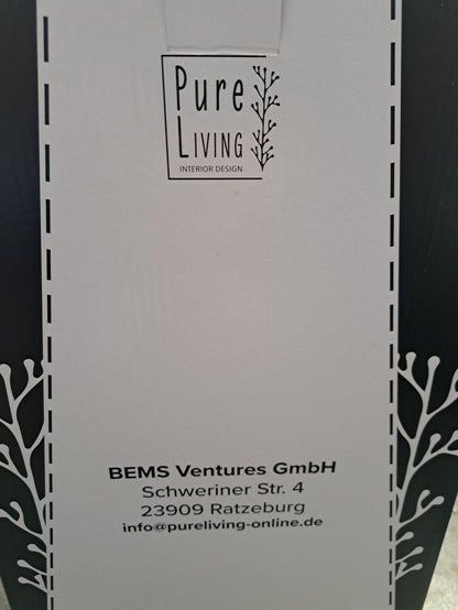 Pure Living 2er Set Wandvase Pflanzen Deko Wandpflanzen Halter Modern