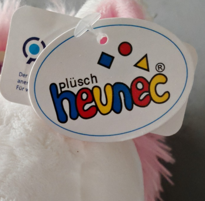 Heunec Kuscheltier Einhorn Ice Baby Plüschtier Stofftier Kinder Baby 25cm D8