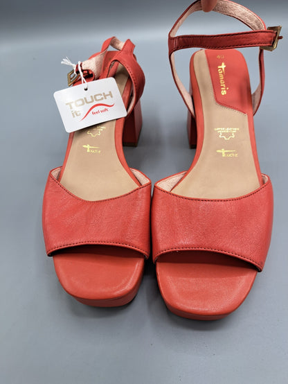 Tamaris Damenschuhe Elegant Rot Größe 40 Bequeme Damen Schuhe