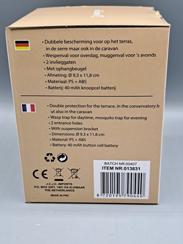 Benson Outdoor Mücken-/ Wespenfalle Solar