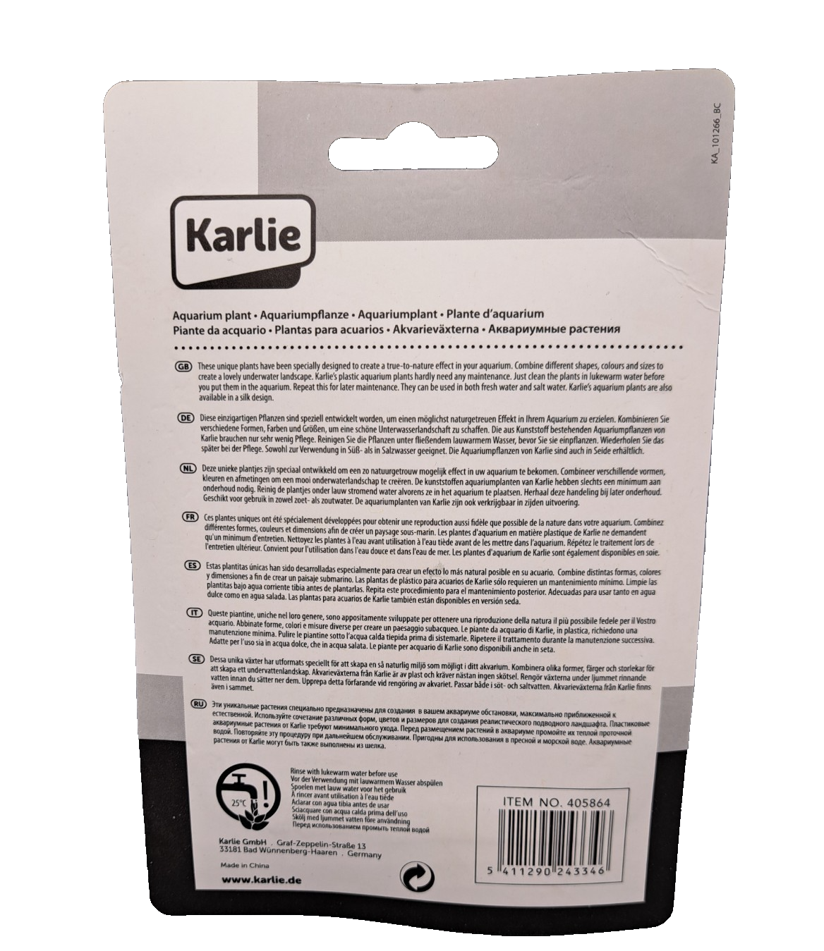 Karlie Folagua Aquariumpflanze XS Lila Pink Kunstpflanze Aquarium 405864