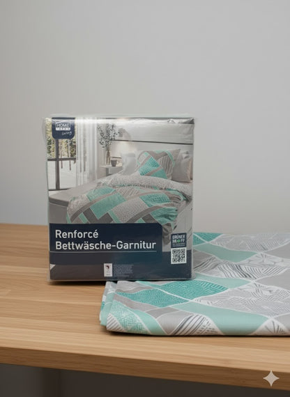 Home Ideas Living Renforce Bettwäsche-Garnitur 155x220 + 80x80