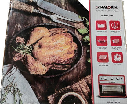 Kalorik TKG AFO 2000 RD 4in1 Air Fryer Ofen Heißluftfritteuse 22L 1700W Pal2