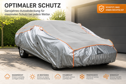 Navaris Hagelschutz Auto L 482x178x120cm Hagelschutzplane Autoabdeckung E6