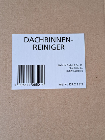 Orbisana Dachrinnen-Reinigungs-Set 5-tlg. – Regenrinne sauber & Werkzeug