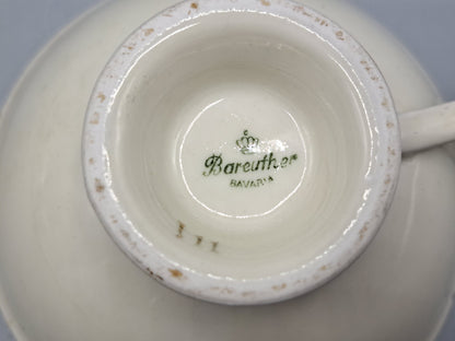 Bareuther Porzellan Tasse Antik Sammlerstück Vintage ✅