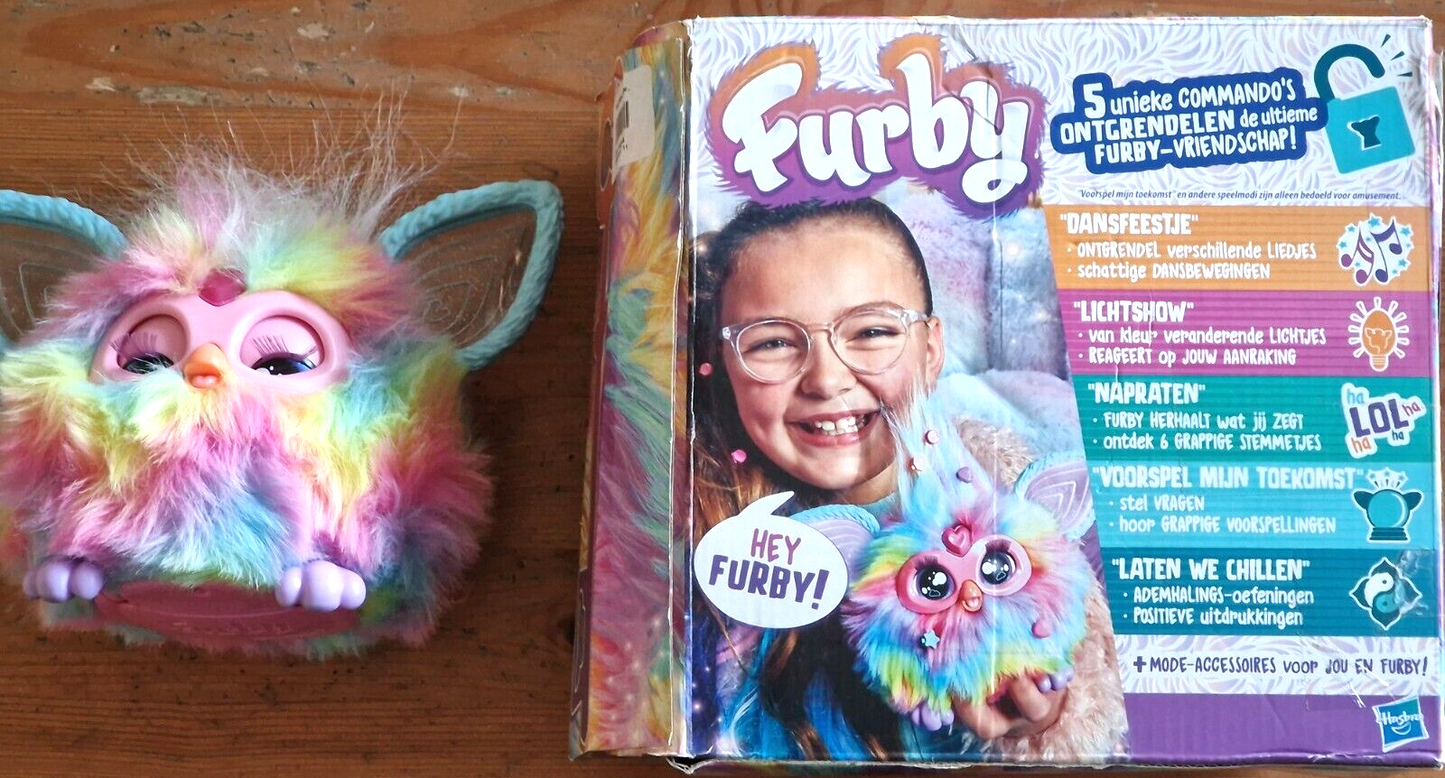 Furby Interaktives Kuscheltier, Mehrfarbig, (NL Version)