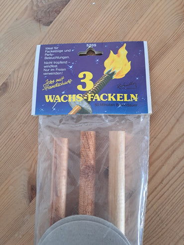 Riethmüller Wachs-Fackeln, 5 Stück, Nicht Tropfend