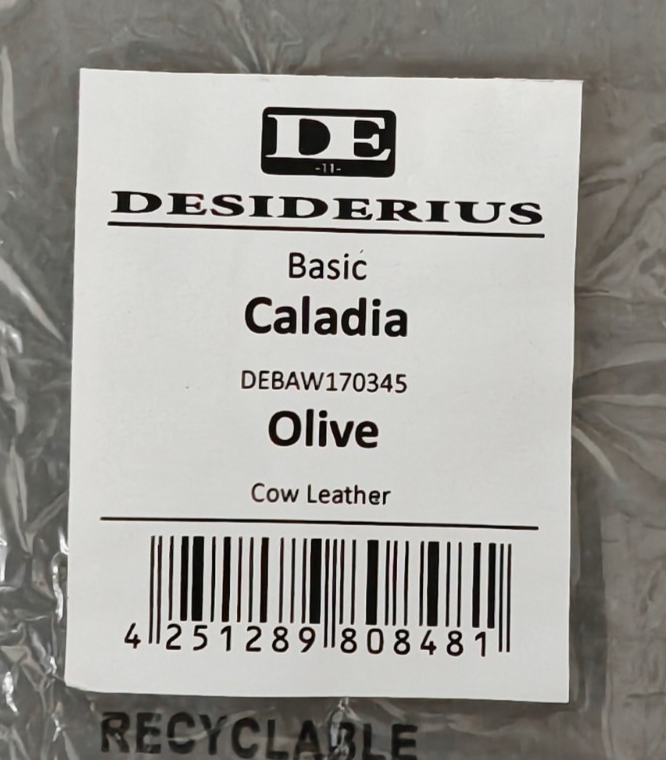 Desiderius Caladia Damen Ledertasche Olive Echtleder Shopper Schultertasche H2