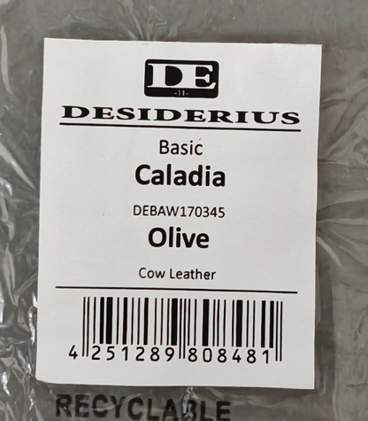 Desiderius Caladia Damen Ledertasche Olive Echtleder Shopper Schultertasche H2