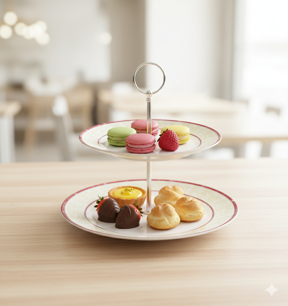 Arte Viva, "Firenze", Etagere, 2-stöckig, Italienisches Design