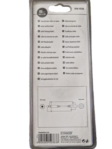 Schwaiger  CIK 5025 Cinch Audio Verbindung 5 Meter