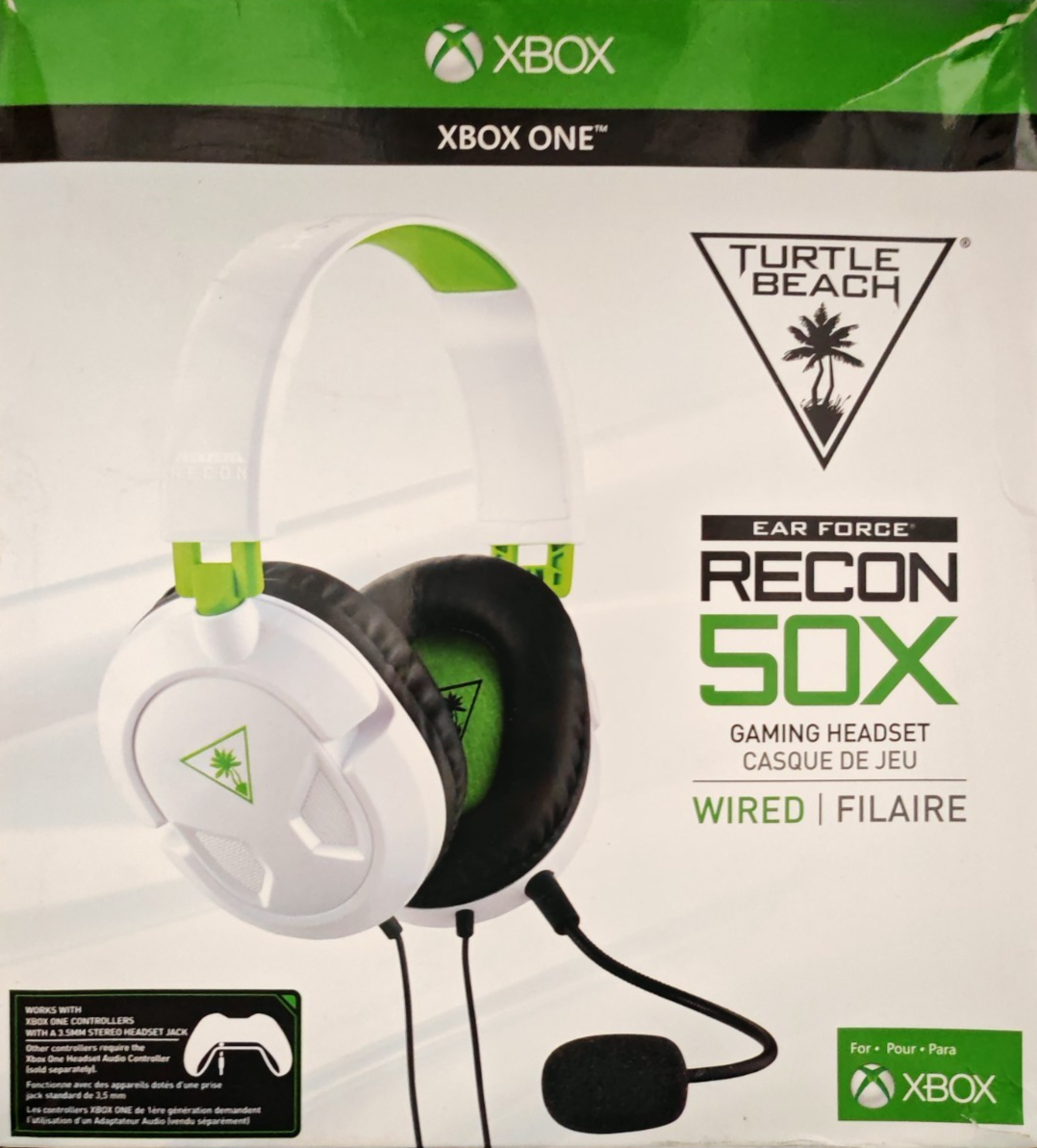 Turtle Beach Ear Force Recon 50X Gaming Headset Xbox One Kabelgebunden Weiß A8