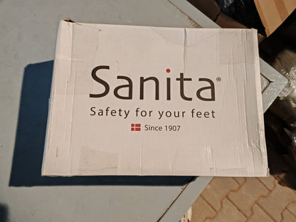 Sanita San-Duty OB Open Arbeitsclogs Weiß Gr. 41 PU Berufsschuhe Clogs G1