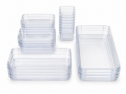 LIFEWIT Schubladenbox Kühlschrank Organizer Aufbewahrungsbehälter Transparent E1