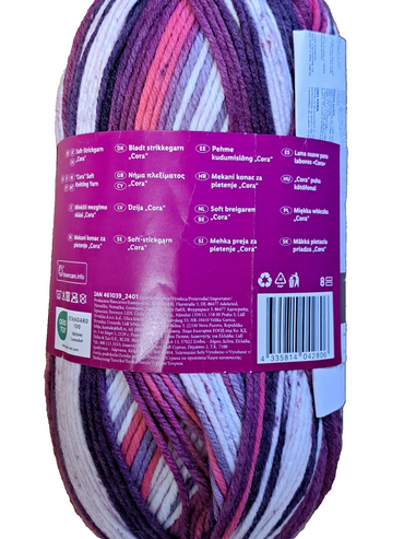 Crelando Cora Soft Knitting Yarn, Wolle, 300 gramm