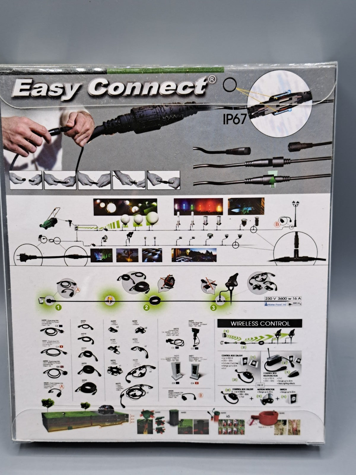 Easy Connect 2x Kabelverbinder 220-250V AC IP67 wasserdicht Verbinder