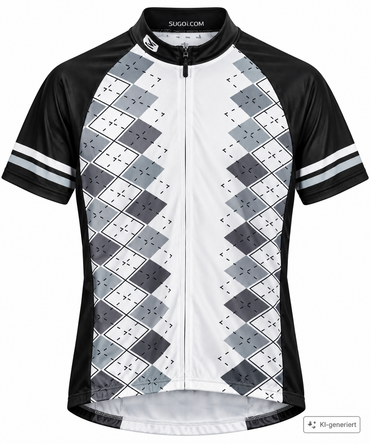 SUGOI Betty Jersey Damen Radtrikot Gr. L Schwarz Weiß Kurzarm Neu Etikett Z