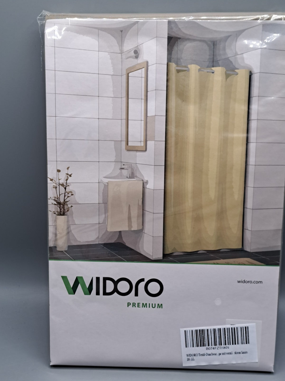 Widoro Premium Duschvorhang 120x200