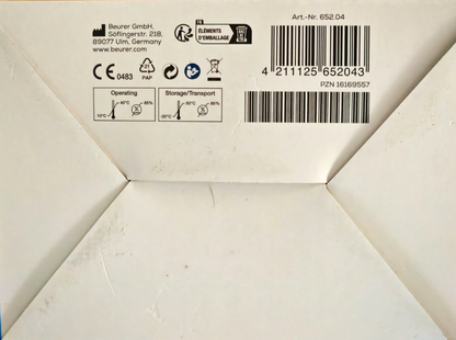 Beurer BM51 easyClip Oberarm Blutdruckmessgerät Pulsmessung vollautomatisch C04G