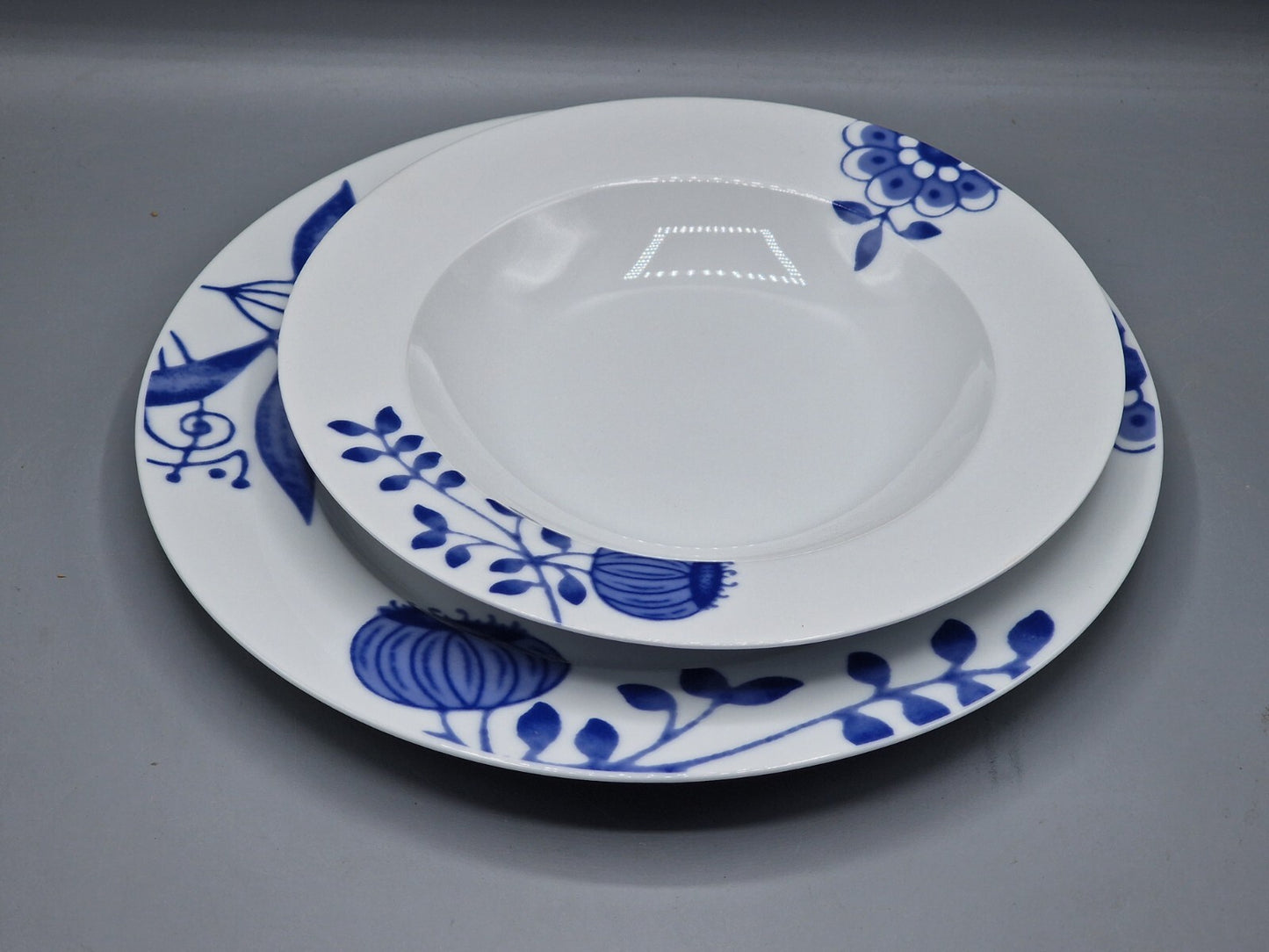 Arte Viva Tafelservice 12-teilig Millefiori Blumen Design Geschirr Set