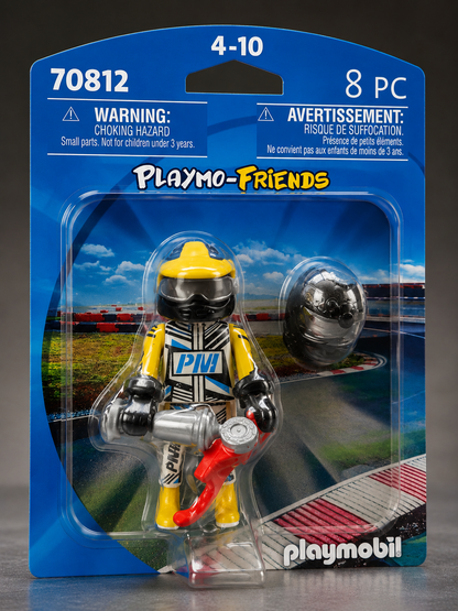 PLAYMOBIL 70812 Rennfahrer PLAYMO-FRIENDS Figur Motorsport 8-tlg D5