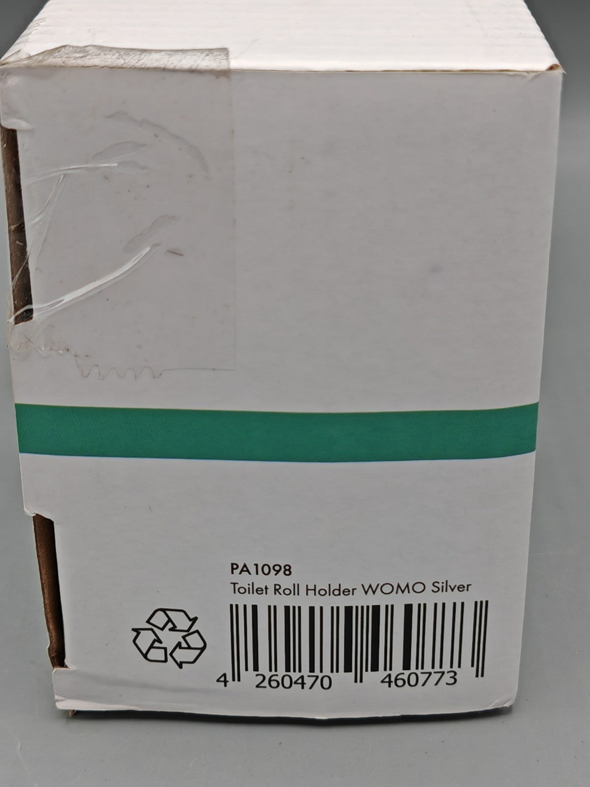 Weissenstein Toilettenpapierhalter WOMO Silber