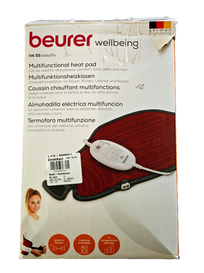Beurer HK55 Easyfix Multifunktionsheizkissen Heizkissen Wärmegürtel Komfort A25