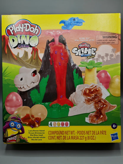 Hasbro Play-Doh Dino Crew Lava Bones Island Vulkan Slime Dino Insel F1500 D5
