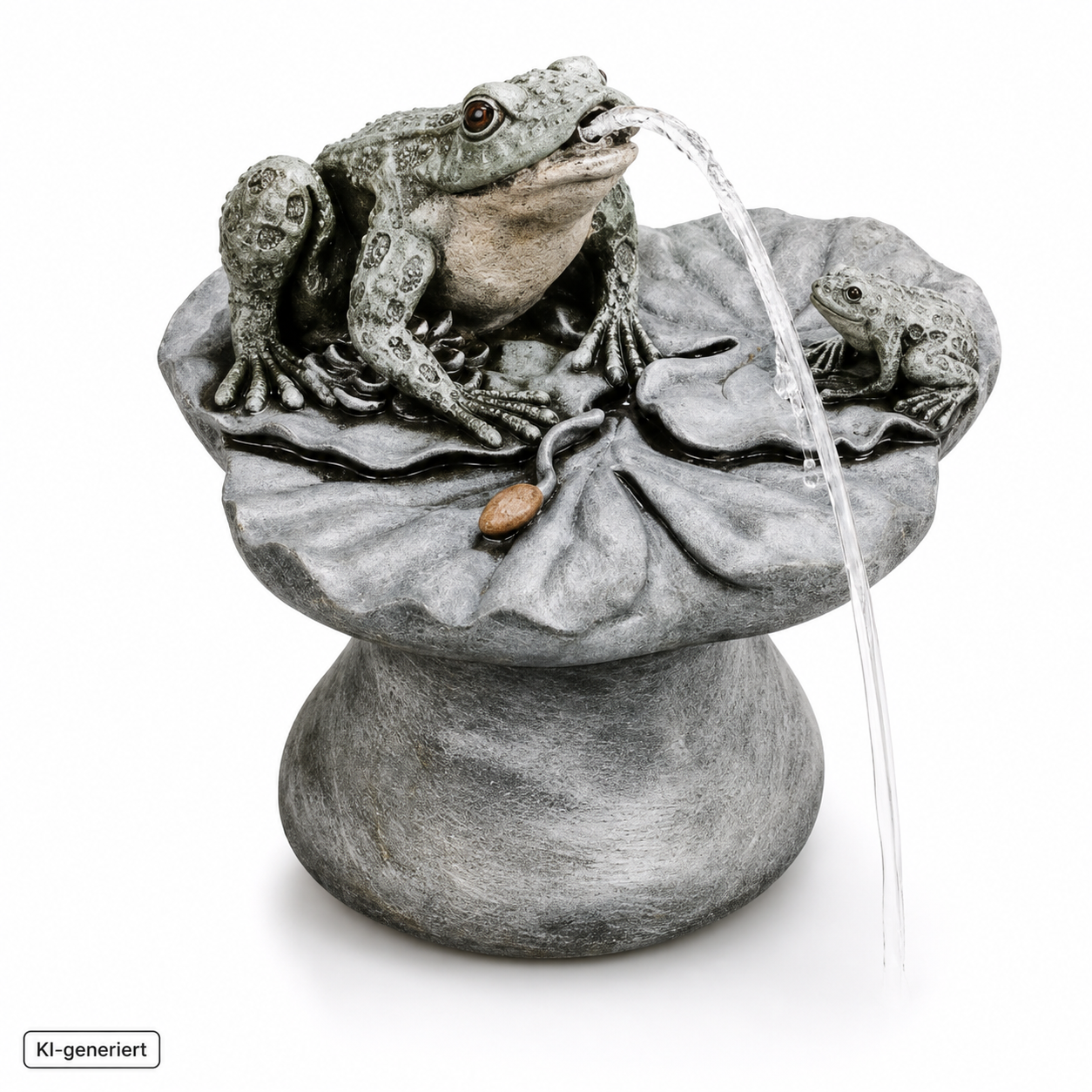 Henri Studio Frosch Wasserspeier 4701R Teichfigur Gartenfigur Brunnen Deko HA14