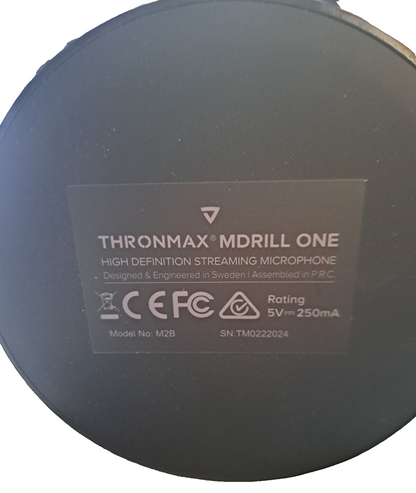 Thronmax MDRILL One M2B Streaming Mikrofon USB Mikrofon für PC & Gaming