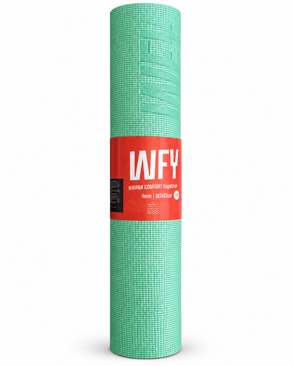WFY Yogamatte Kirana 183x61x0,4 cm Mint Fitnessmatte Gymnastikmatte C5