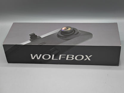 WOLFBOX G900 Dashcam 4K+2.5K Spiegel Dashcam Vorne und Hinten Dashcam für Auto