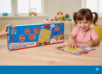 Lexibook Patrol Lernspielzeug Zweisprachige Lerntafel Englisch Französisch D4