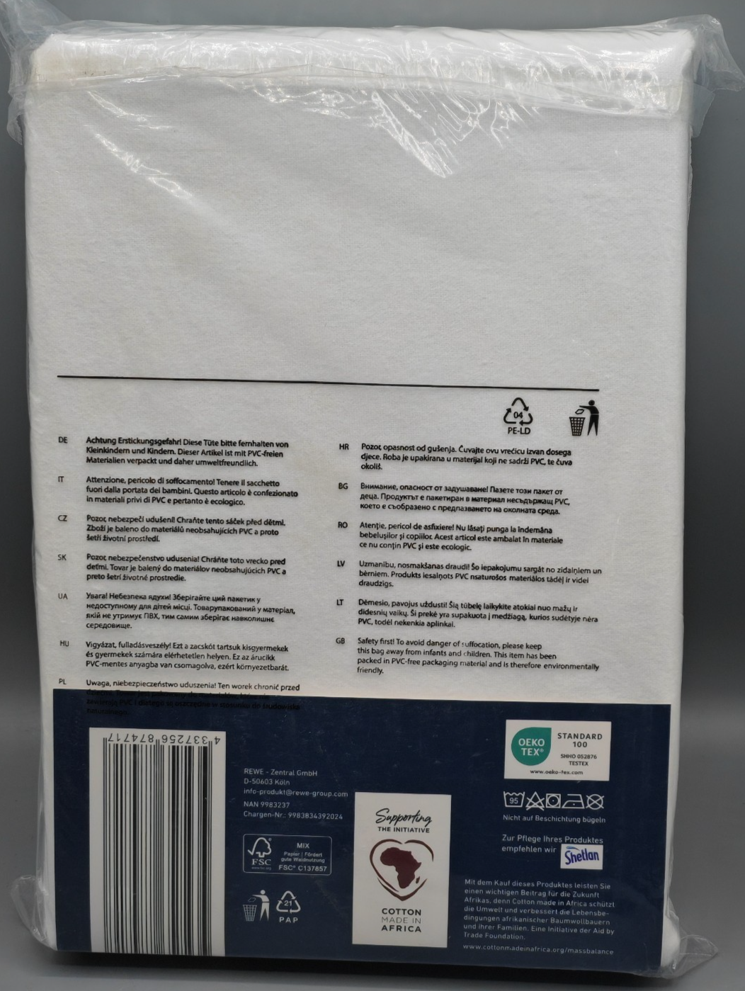 HOME IDEAS Molton Matratzenschoner 140x200 cm Wasserdicht Baumwolle Auflage E5