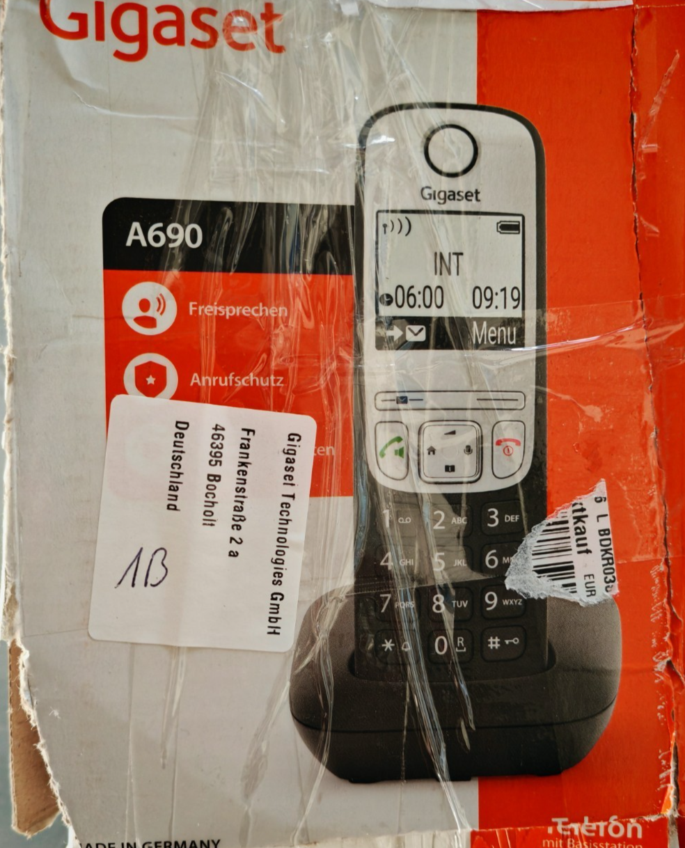 Gigaset A690 Schnurlostelefon DECT Telefon Freisprechen Anrufbeantworter A08