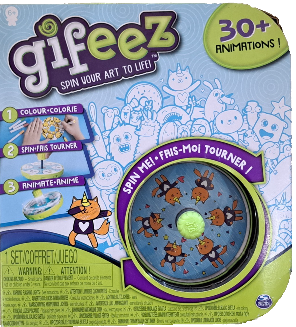 Gifeez Spinning GIF Art Studio, erstellt über 30 individuelle Animationen