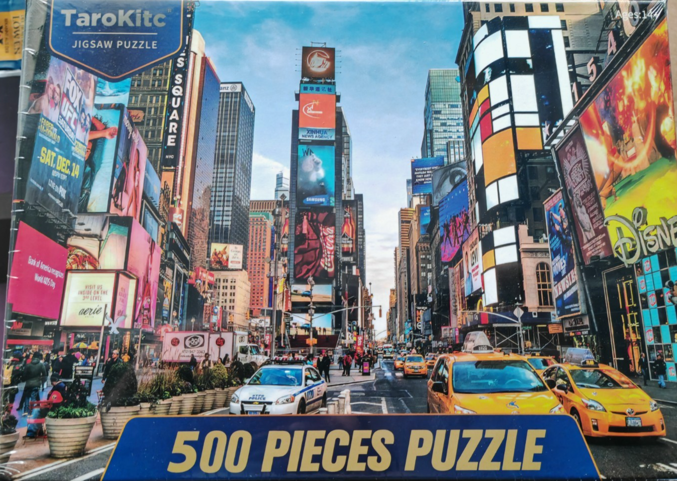 TaroKitc Puzzle 500 Teile New York Skyline Stadt Panorama Erwachsenenpuzzle D7