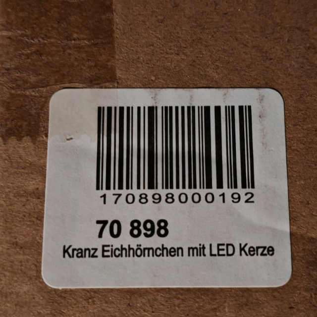 LED Kerze mit Eichhörnchen Herbstdeko Birkenholz Optik Tischdeko 13 cm E7