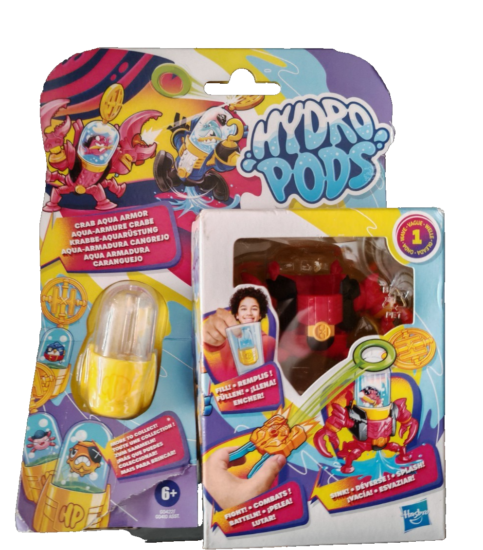 Hasbro Hydro Pods Sammelfigur Battle Spielzeug Überraschung Kapsel ab 6 Jahre D6