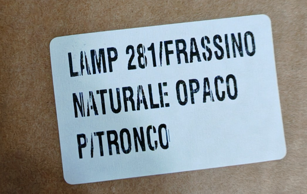 LA IL Tischlampe Frassino Holz Natur Opaco Schirm Beige 04 363 HA36