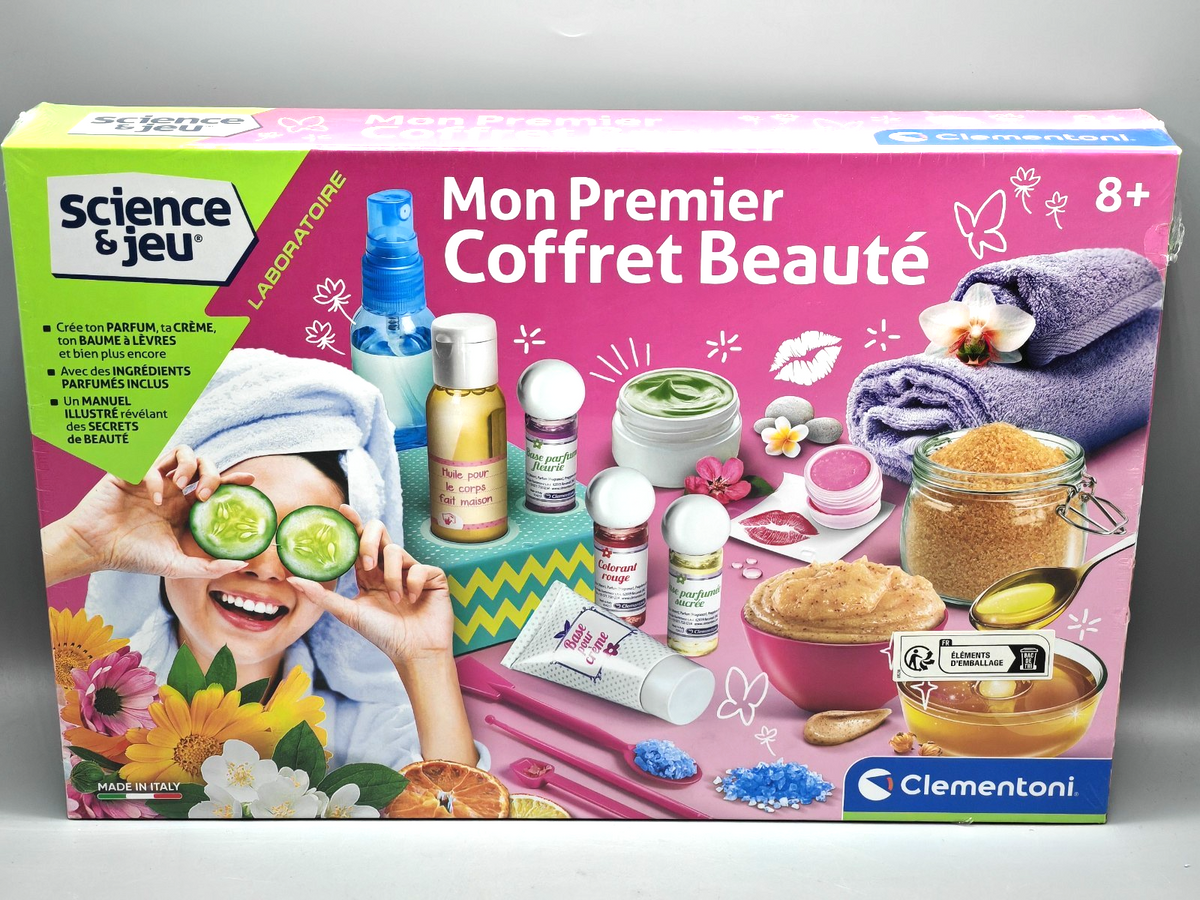 Clementoni 52348 Science & Jeu Beauty Kosmetik Labor Set Kinder ab 8 Jahre  D5