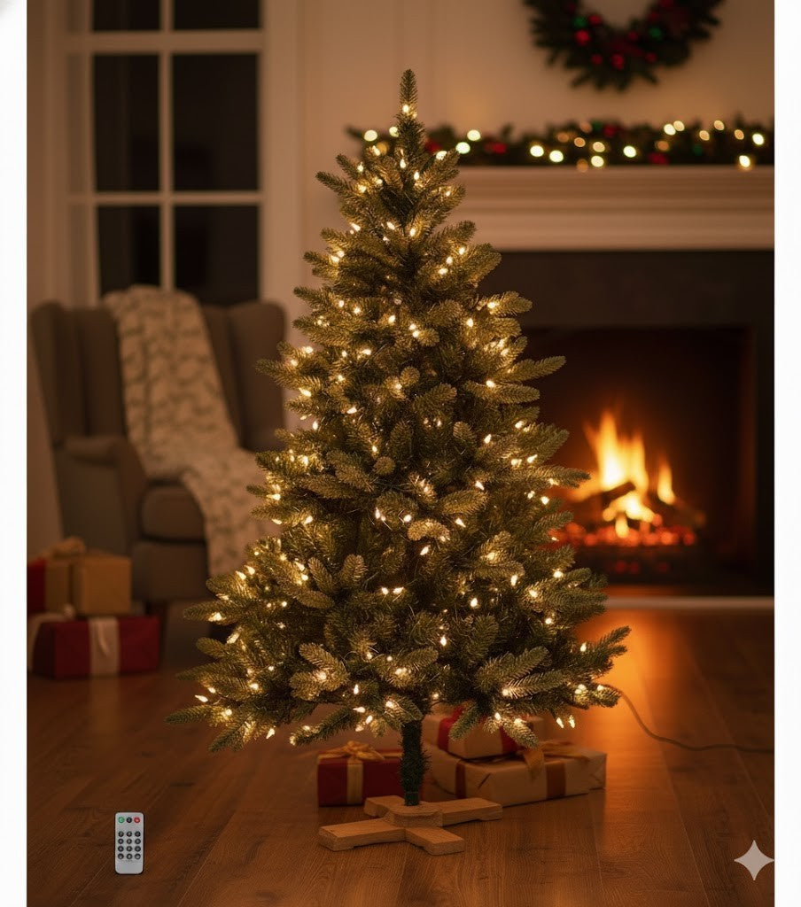 LUMIDA LED-Weihnachtsbaum Nordmanntannen-Optik 10 Farben & Funktionen