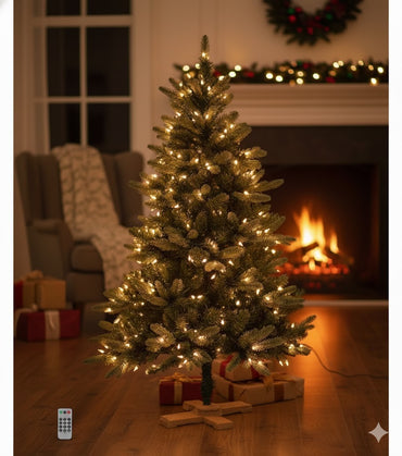 LUMIDA LED-Weihnachtsbaum Nordmanntannen-Optik 10 Farben & Funktionen