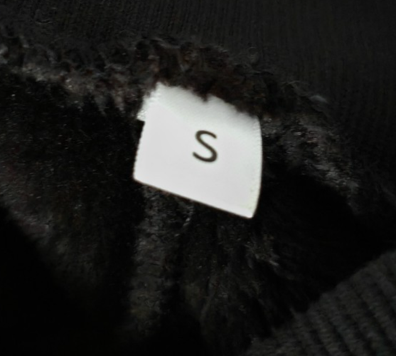 MONT CHALET Damen Kuschelhose Gr. S Schwarz Mikrofaser Plüsch Freizeithose Z