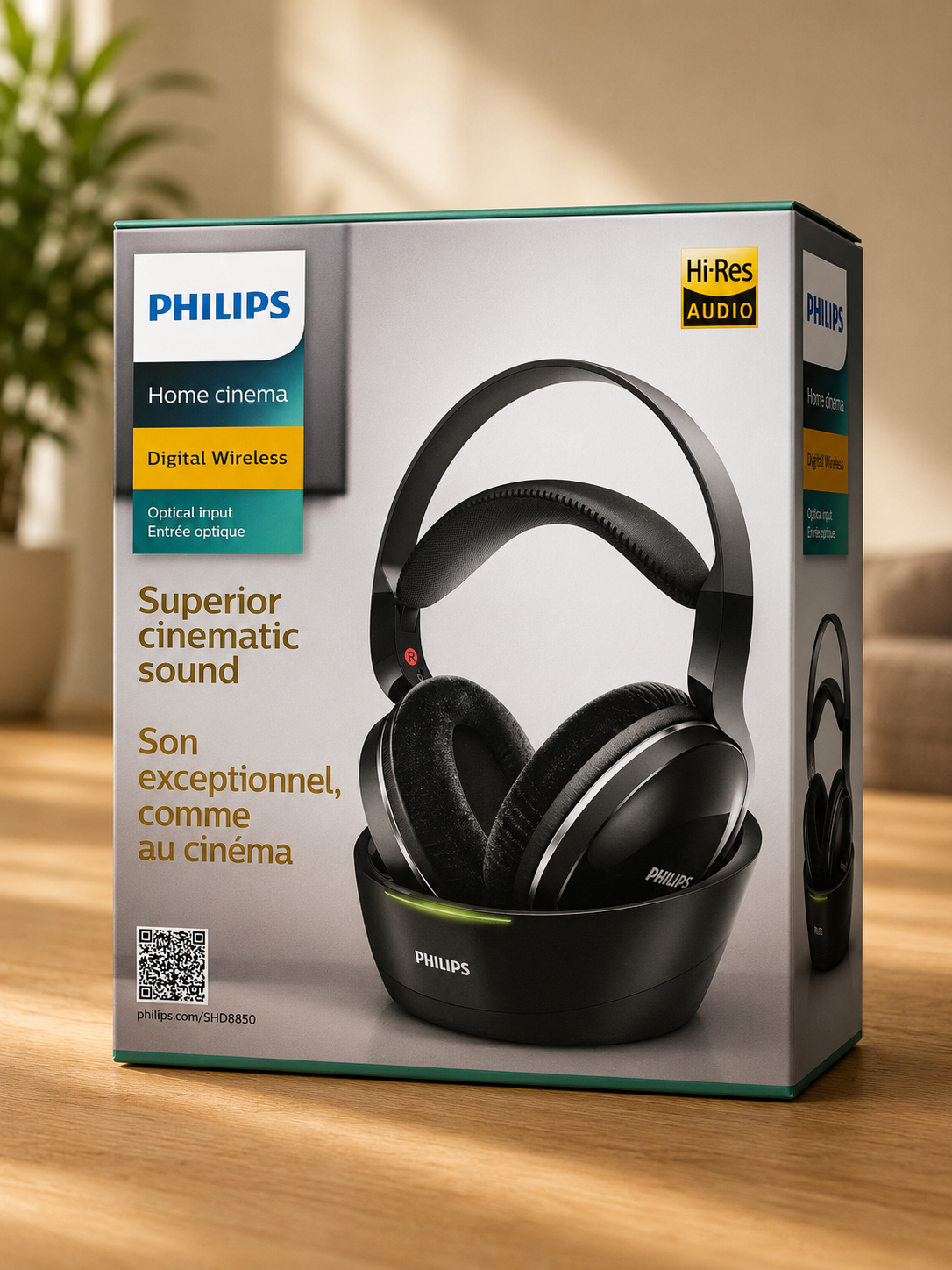 Philips Home Cinema SHD8850 Funkkopfhörer TV Kopfhörer kabellos Digital A09